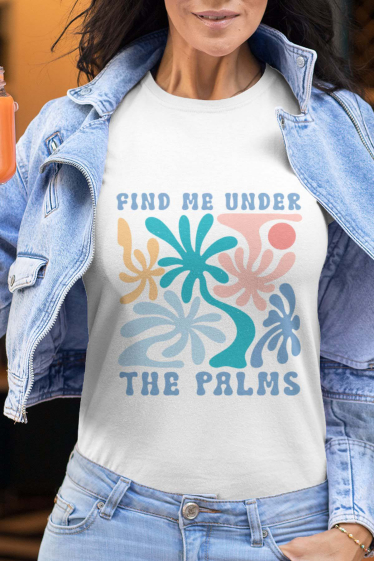 Wholesaler I.A.L.D FRANCE - Woman's tee | under palms