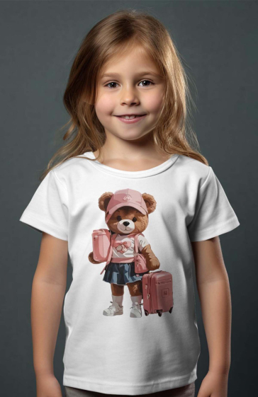 Mayorista I.A.L.D FRANCE - Camiseta Niña - Peluche niña