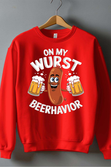 Großhändler I.A.L.D FRANCE - Wurst - Herren-Sweatshirt mit Rundhalsausschnitt