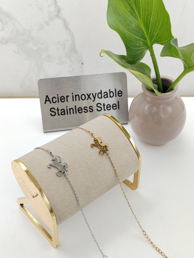 Grossiste I.L JOLI B - BRACELET EN ACIER INOXYDABLE ANIMAUX