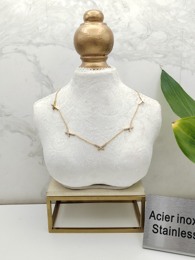 Grossiste I.L JOLI B - COLLIER EN ACIER INOXYDABLE