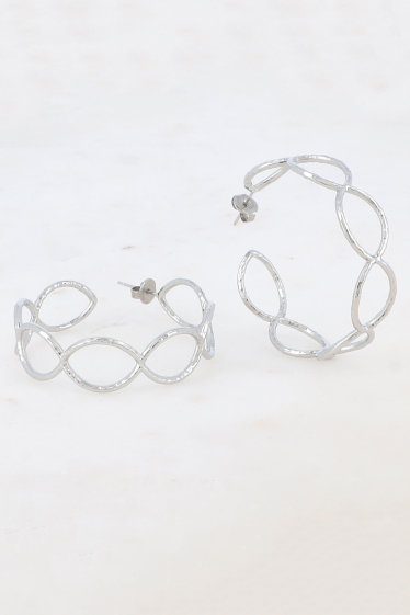 Wholesaler Ikita Paris - Hoop earrings BE011530500(45)