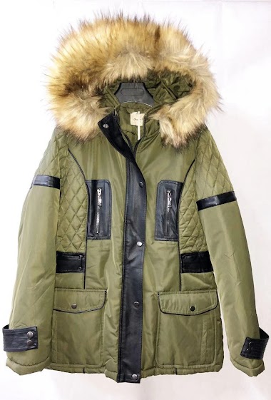 Mayorista I'Mod - Parka con capucha desmontable y pelo