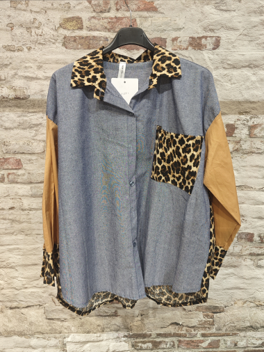 Wholesaler INSTA GIRL - Leopard Shirt