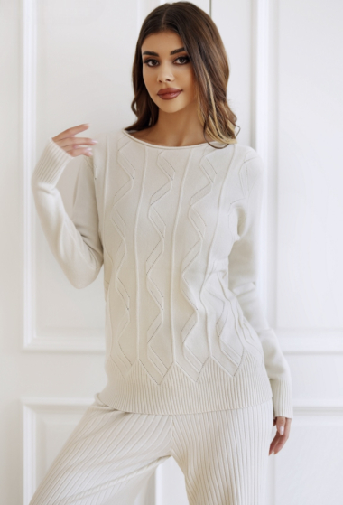 Großhändler ISSYMA - Pullover mit geometrischem Muster