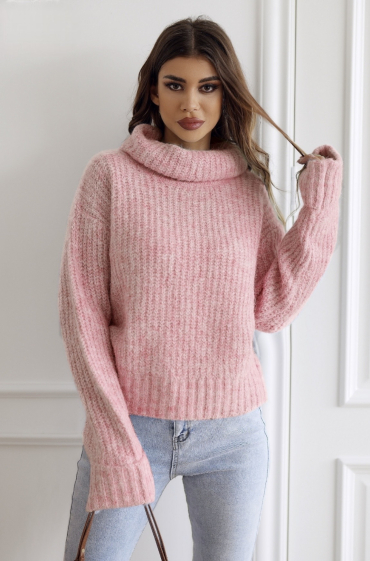 Wholesaler ISSYMA - Turtleneck sweater with dropped sleeves