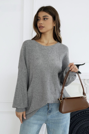 Großhändler ISSYMA - Pullover mit geometrischem Muster