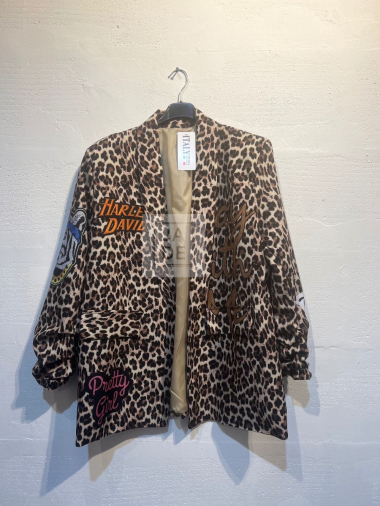 Grossiste JADE - BLAZER LEOPARD A MOTIF