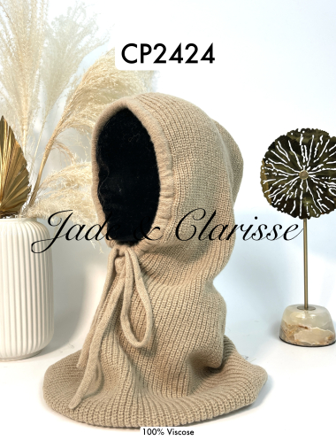 Wholesaler Jade&Clarisse - GLORIA KNITTED VISCOSE HAT