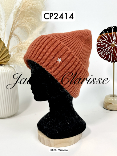 Wholesaler Jade&Clarisse - GLORIA KNITTED VISCOSE HAT