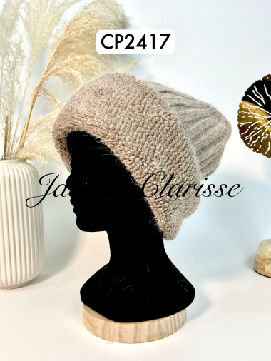 Wholesaler Jade&Clarisse - GLORIA KNITTED VISCOSE HAT