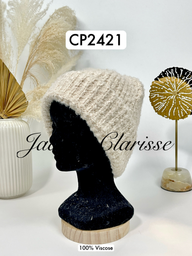 Wholesaler Jade&Clarisse - GLORIA KNITTED VISCOSE HAT