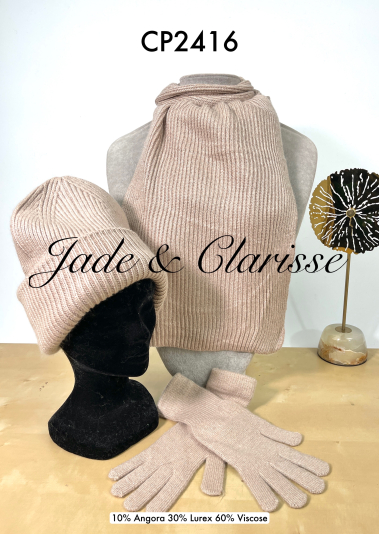 Wholesaler Jade&Clarisse - ULTRA SOFT ANGORA LUCIE SET