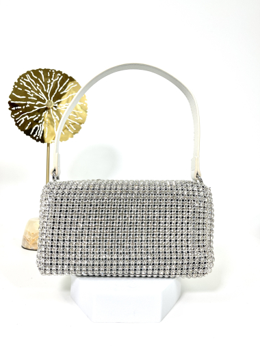 Wholesaler Jade&Clarisse - SMALL RECTANGULAR STRASS MADONNA EVENING BAG