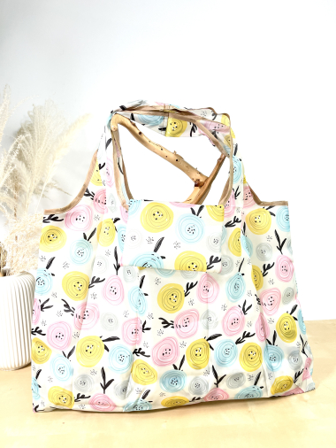 Wholesaler Jade&Clarisse - FOLDABLE AND WATERPROOF FALL SHOPPING BAG