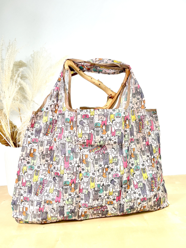 Wholesaler Jade&Clarisse - FOLDABLE AND WATERPROOF FALL SHOPPING BAG