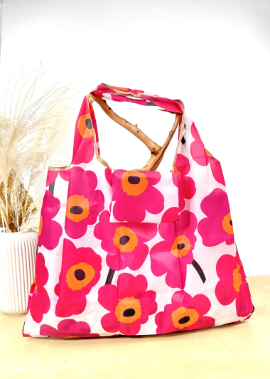 Wholesaler Jade&Clarisse - FOLDABLE AND WATERPROOF FALL SHOPPING BAG