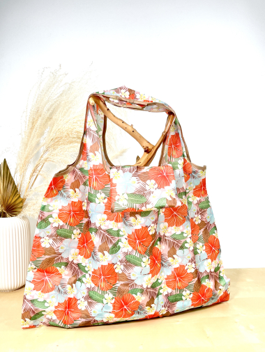 Wholesaler Jade&Clarisse - FOLDABLE AND WATERPROOF FALL SHOPPING BAG