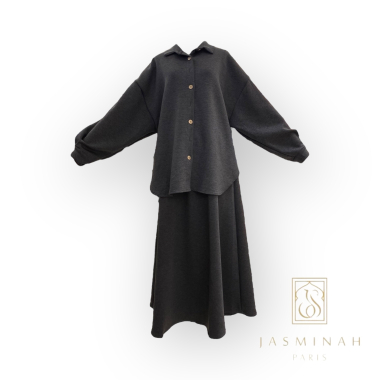 Grossiste Jasminah Paris - Ensemble jupe boutoné