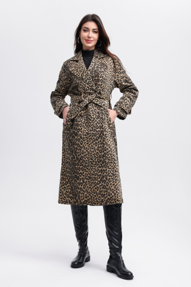 Grossiste Jewelly - TRENCH LEOPARD