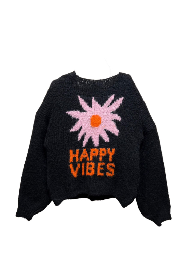 Grossiste JOYNA - GILET HAPPY VIBES