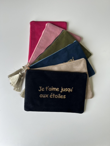 Grossiste JULIET'S&CO - Pochette « je t’aime jusqu’aux étoiles »