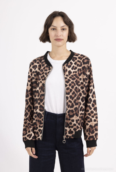 Mayorista Kaia - Bombers con estampado de leopardo