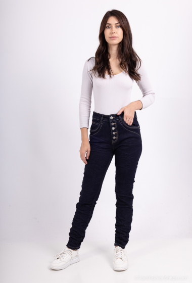 Wholesaler Karostar - high waisted boyfriend jeans