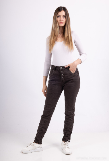 Wholesaler Karostar - High Waisted Boyfriend PANTS