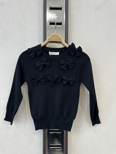 Grossiste KIDS STAR - Pull à nœuds décoratifs