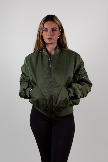 Wholesaler Kzell Paris - Bomber jacket with multiple pockets details