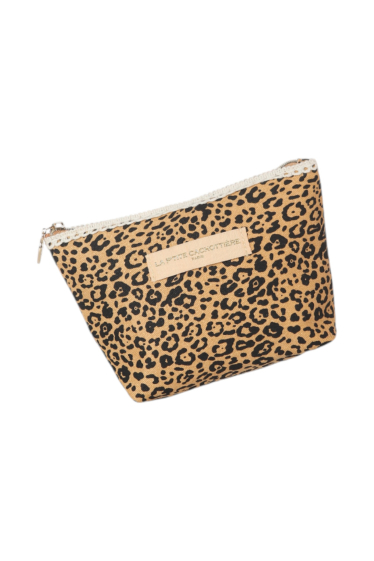 Mayorista La p'tite cachottière - Clutch con flecos de leopardo