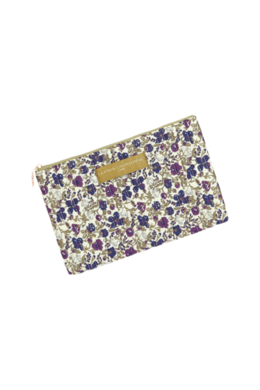 Grossiste La p'tite cachottière - Pochette matelassée liberty imprimé