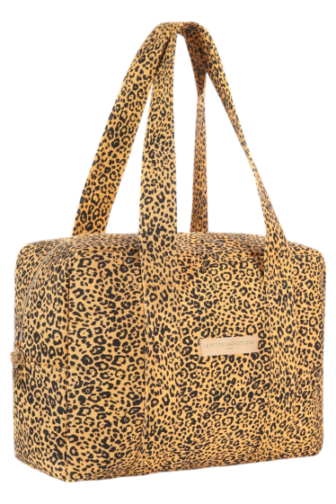 Wholesaler La p'tite cachottière - Leopard print weekend bag