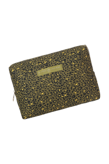 Wholesaler La p'tite cachottière - Leopard toiletry bag L