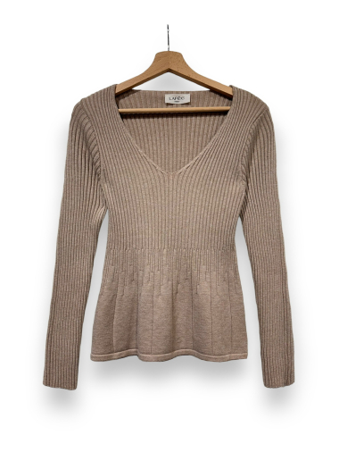 Wholesaler LAFÉE - EMMANUELLE LONG-SLEEVED KNITTED TOP