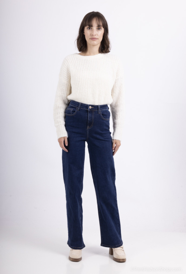 Wholesaler LAJOLY - Frayed bottom flare jeans