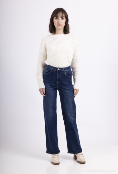 Wholesaler LAJOLY - Frayed bottom flare jeans