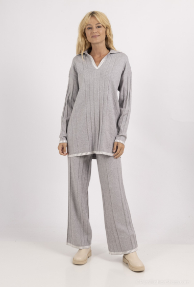 Wholesaler Les Bonnes Copines - Knit sweater and pants set