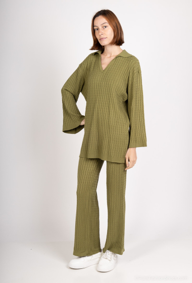 Wholesaler Les Bonnes Copines - Long sweater and pants set