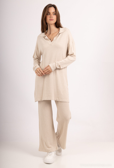 Wholesaler Les Bonnes Copines - Long sweater and pants set