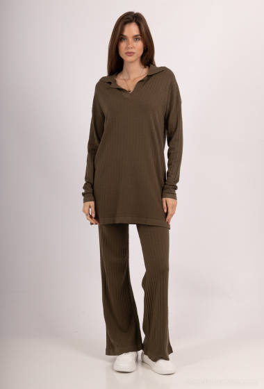 Wholesaler Les Bonnes Copines - Long sweater and pants set