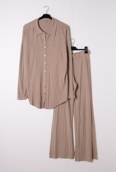 Grossiste Les Bonnes Copines - Ensemble pull et pantalon