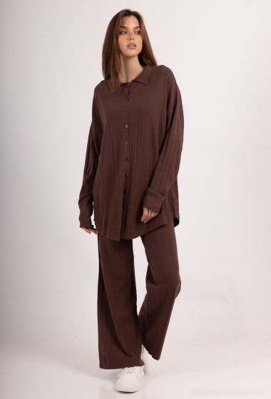 Wholesaler Les Bonnes Copines - Long sweater and pants set