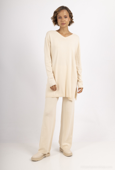 Wholesaler Les Bonnes Copines - Long sweater and pants set