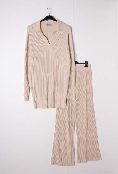 Wholesaler Les Bonnes Copines - Long sweater and pants set