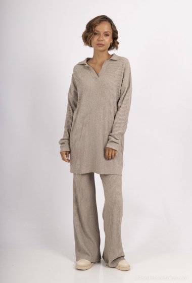 Wholesaler Les Bonnes Copines - Long sweater and pants set