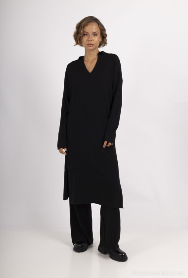 Grossiste Les Bonnes Copines - Ensemble pull long et pantalon