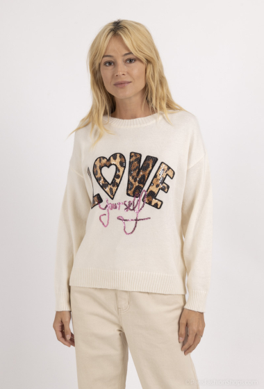 Wholesaler Les Bonnes Copines - Cherry sweater