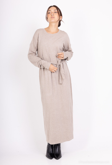 Wholesaler Les Bonnes Copines - V-neck sweater dress